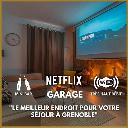 Apartamento Luxury Cinephile - Netflix - 2 Balcons - Garage Prive - Minibar Grenoble Exterior foto